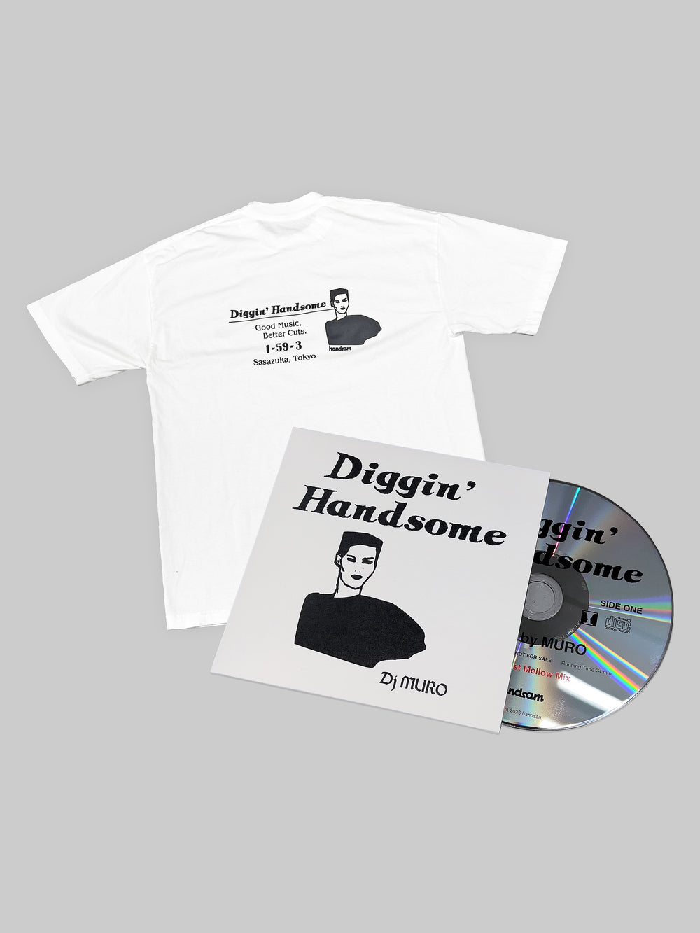 Diggin' Handsome Mix with T-Shirt (White)